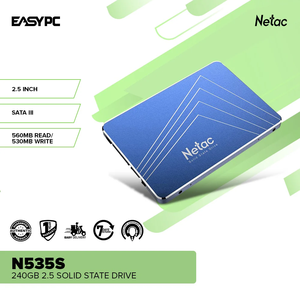 Netac N535S 120GB/240GB/480GB 2.5 Inch, 560mb read / 520mb write SATA III Solid State Drive - Image 7