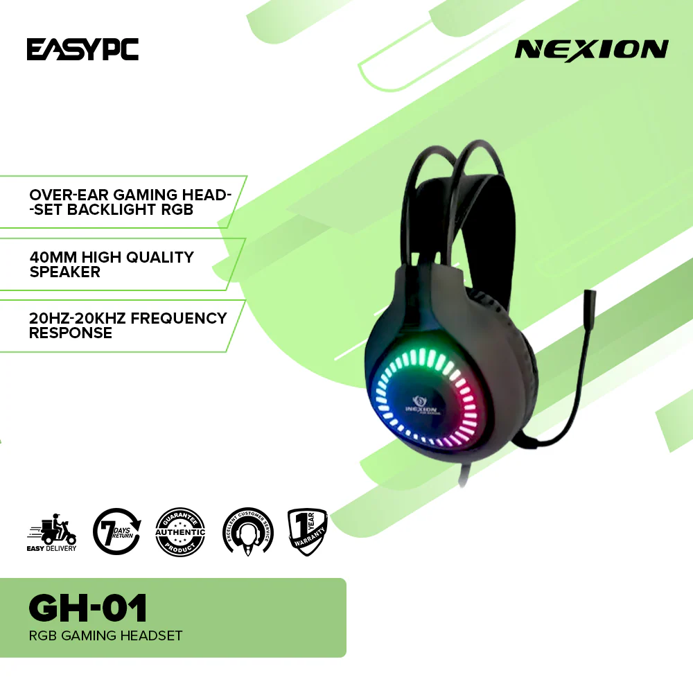 Nexion GH-01 RGB Gaming Headset - Image 2