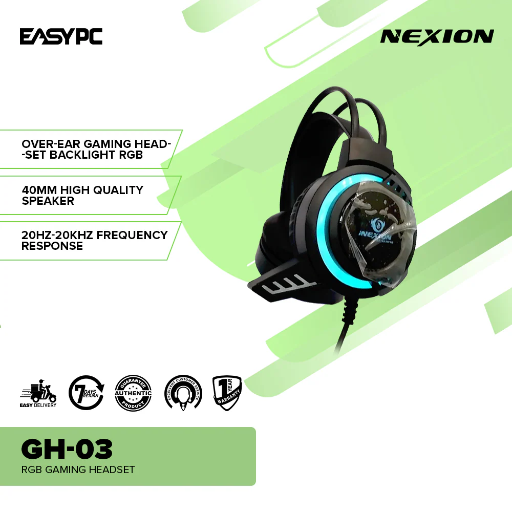 Nexion GH-03 RGB Gaming Headset - Image 2