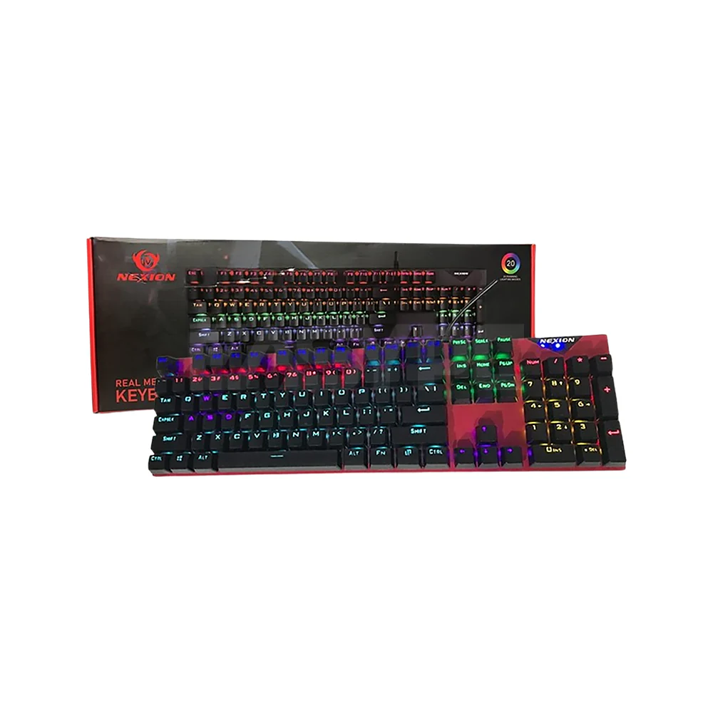 Nexion KY-610 RGB Mechanical Hotswap Keyboard Red - Image 3