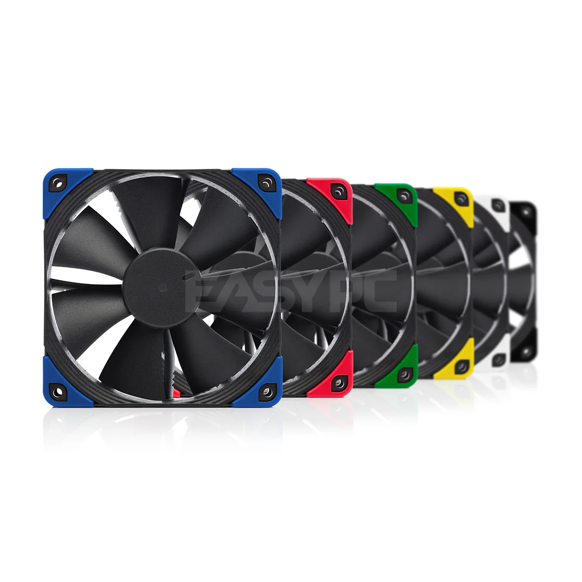NOCTUA NF-F12 PWM Chromax Black Swap 120MM static pressure performance and the Focused Flow, quiet cooling performance all-black design Chassis Fan - Image 4
