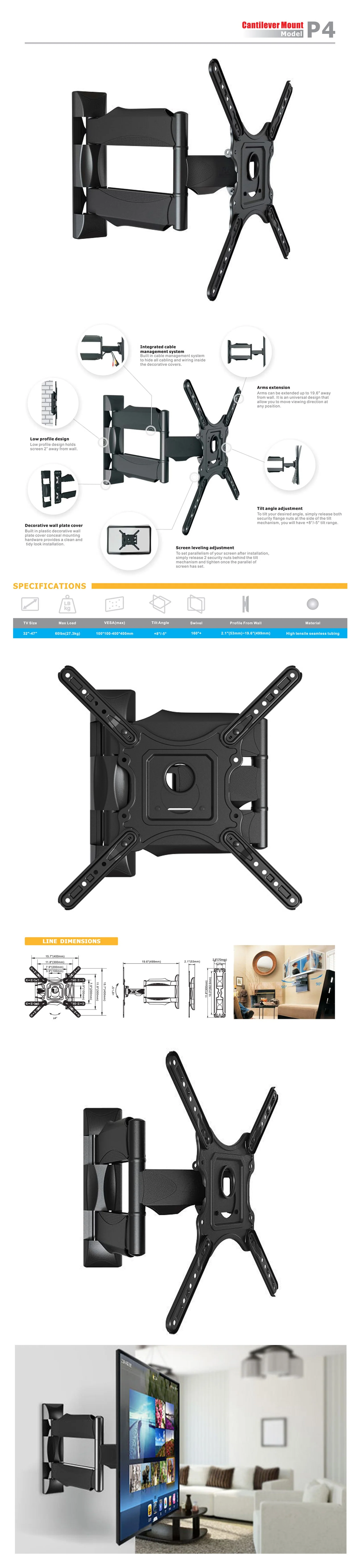North Bayou P4 Cantilever Wall Mount - Image 7