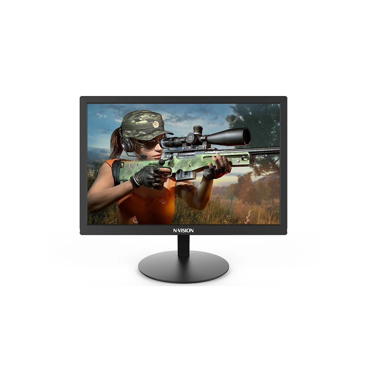 Nvision P215FHD 21.5 Inch   VESA Mount Ready, VGA and HDMI Port Good For Personal Use in Office and Home Display  LED Monitor