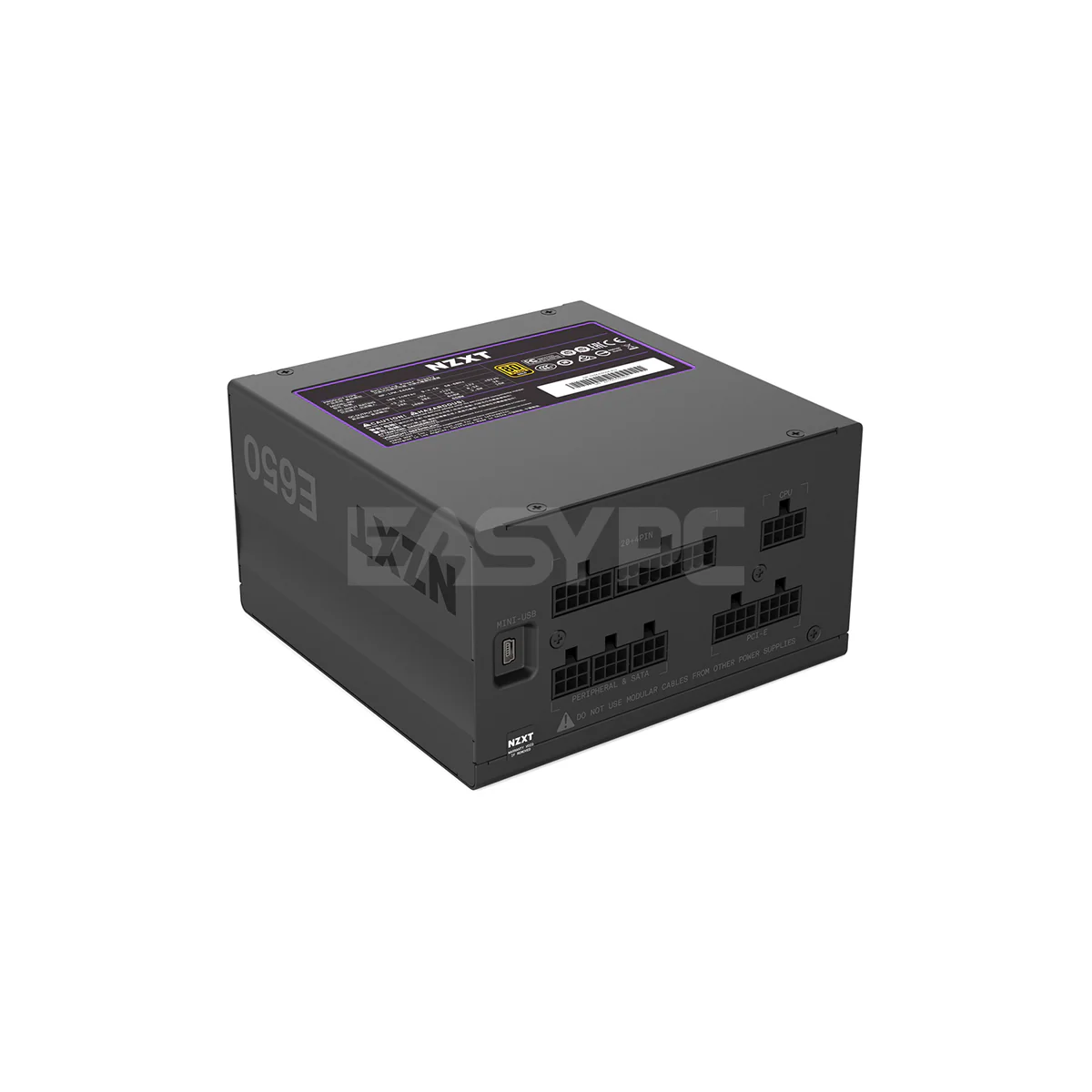 NZXT E650 650 Watts Digital Fully Modular 80 Plus Power Supply Gold NZNP1291 4JTP - Image 5
