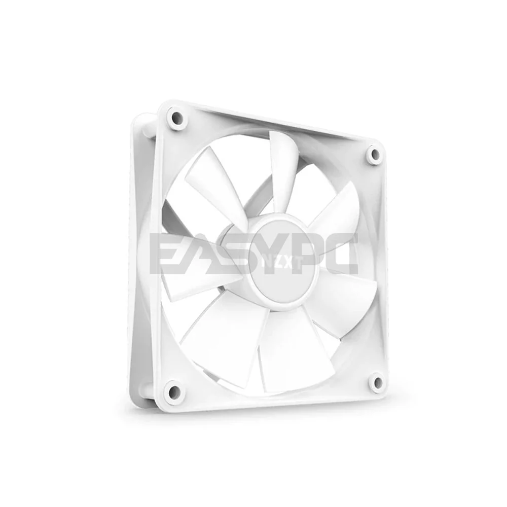 NZXT F120 RGB Core Triple Pack 3in1 Hub-Mounted RGB Fans & Controller Chassis Fan White - Image 4