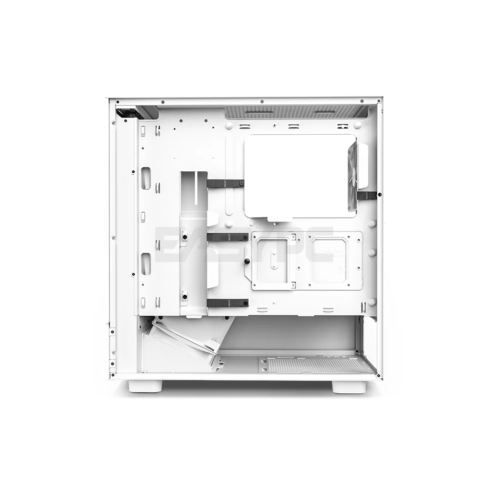 NZXT H5 Flow Compact CC-H51FW-01 Mid-Tower Airflow Gaming Case White - Image 4