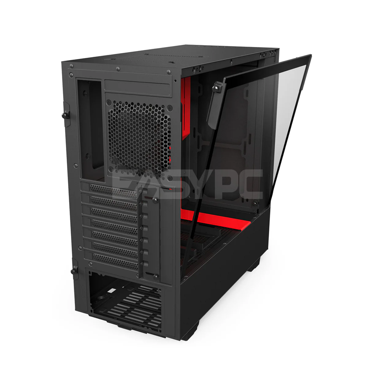 NZXT H500 Mid Tower Case Black Red - Image 5