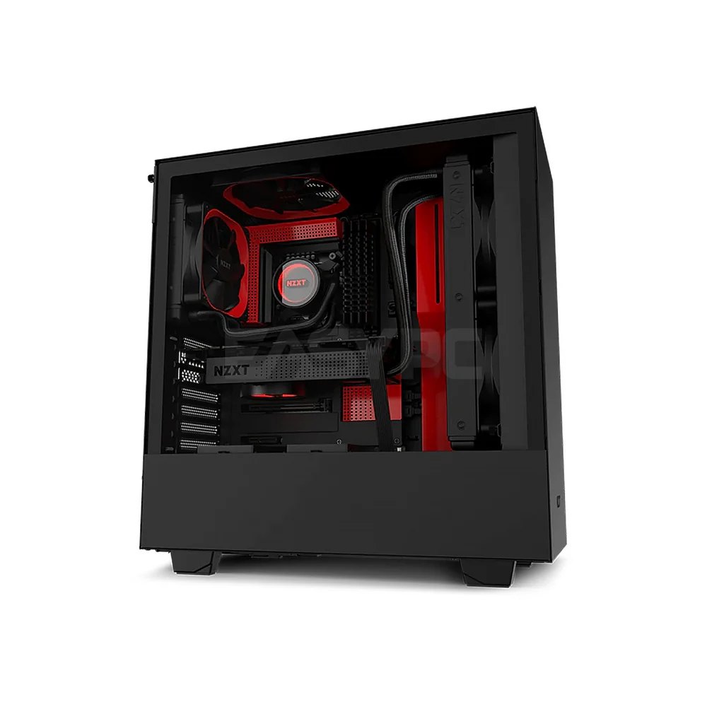 NZXT H510 Mid Tower PC Case Black, White/Black, Black/Red - Image 11