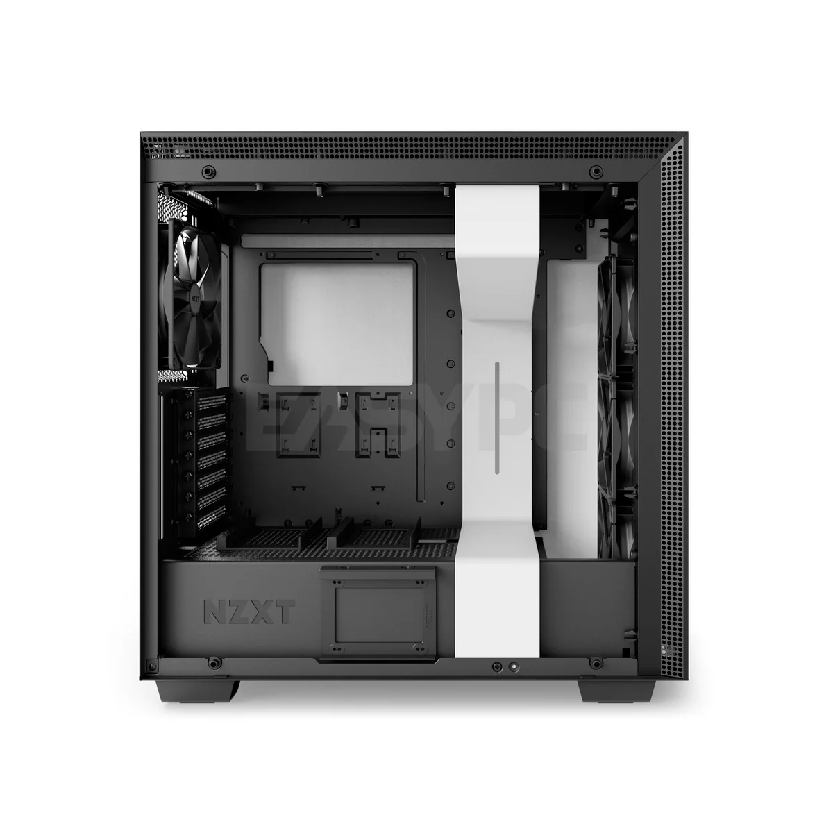 Nzxt H700 Mid Tower PC Case Matte White - Image 3