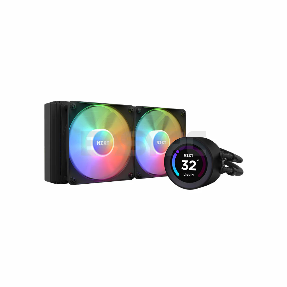 NZXT Kraken Elite 240 RGB Black Liquid Cooler RL-KR24E-B1
