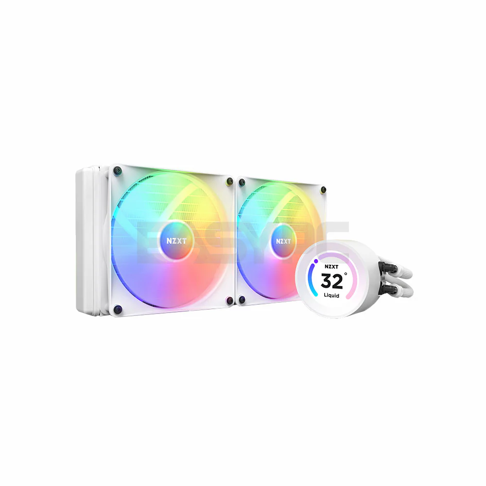 NZXT Kraken Elite 280 RGB White Liquid Cooler RL-KR28E-W1