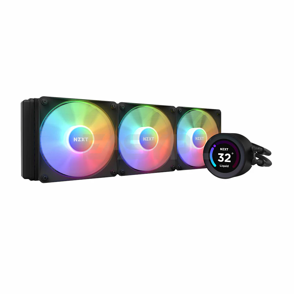 NZXT Kraken Elite 360 RGB Black Liquid Cooler RL-KR36E-B1