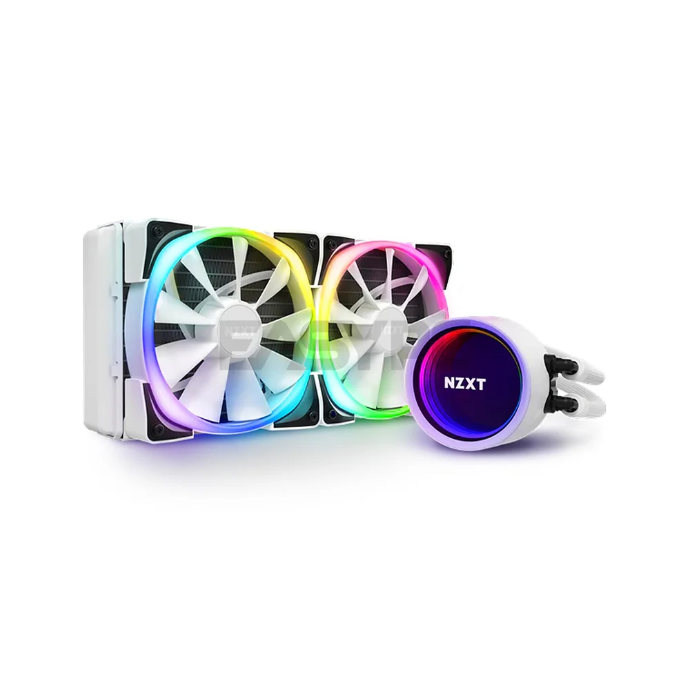 NZXT Kraken X53 RGB 240mm RGB Matte Black/White CPU Liquid Cooler - Image 6