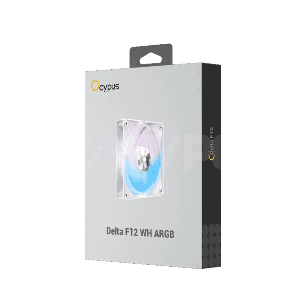 OCYPUS DELTA F12 ARGB CHASSIS FAN WHITE - Image 5