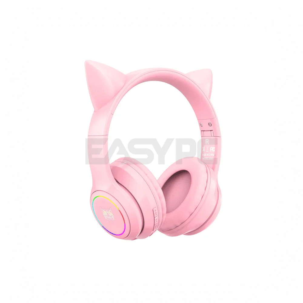 ONIKUMA B90 RGB Bluetooth 5.0 Wireless Gaming Headset Pink