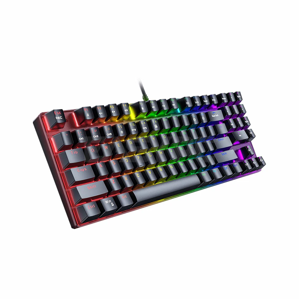 Onikuma G26 + CW905 Mechanical Wired Gaming Keyboard and Mouse Black - Image 3