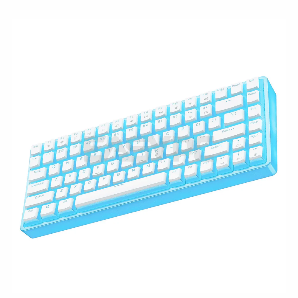 ONIKUMA G30 Wired Mechanical 84 Key RGB Backlit Keyboard White - Image 3