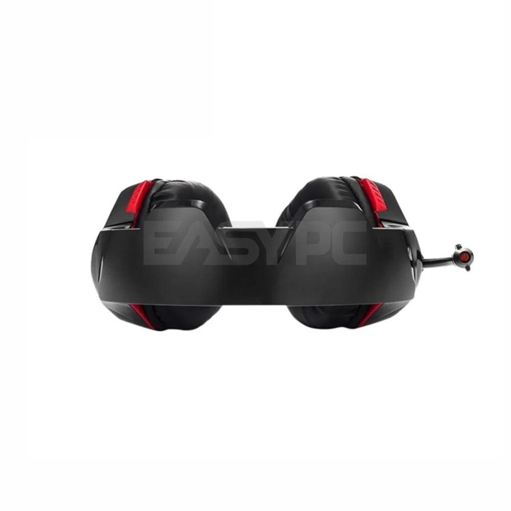 Onikuma K1-B Red LED Light Gaming Headset Black - Image 4