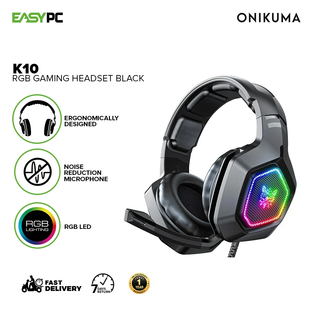 ONIKUMA K10 RGB Gaming Headset - Image 2