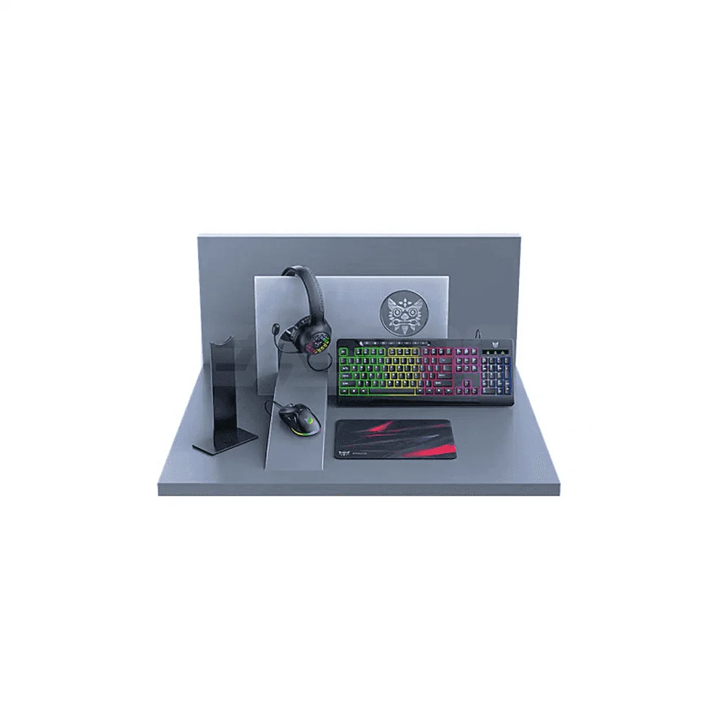 Onikuma TZ5006 5 in 1 Combo Gaming Set - Mouse/Keyboard/Headset/Headset stand/Mousepad - Image 4
