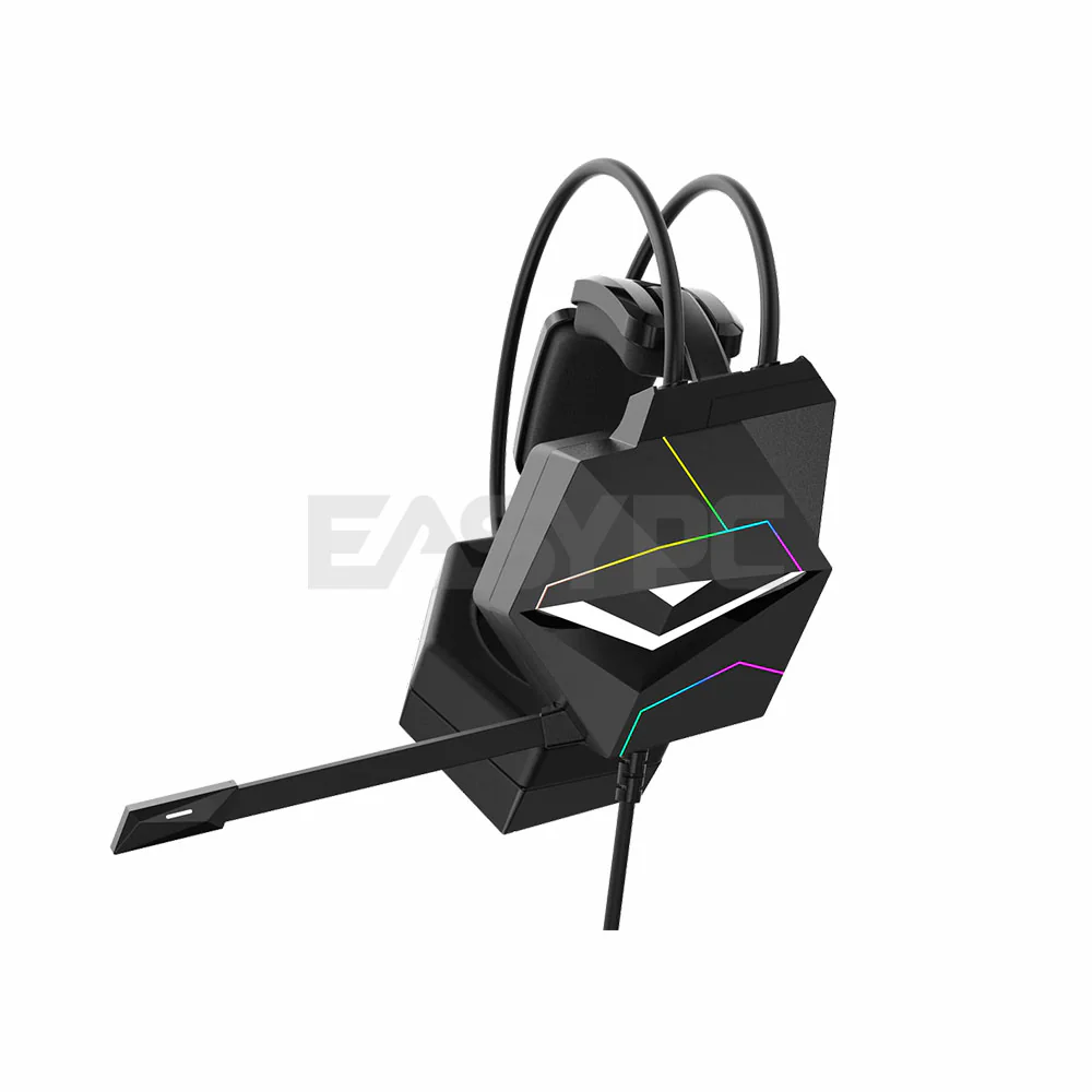 Onikuma X20 USB 7.1 RGB Gaming Headset Black - Image 3