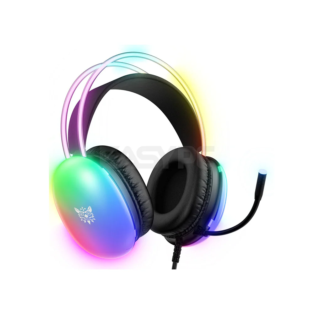 Onikuma X25 RGB Wired Gaming Headset Black - Image 3