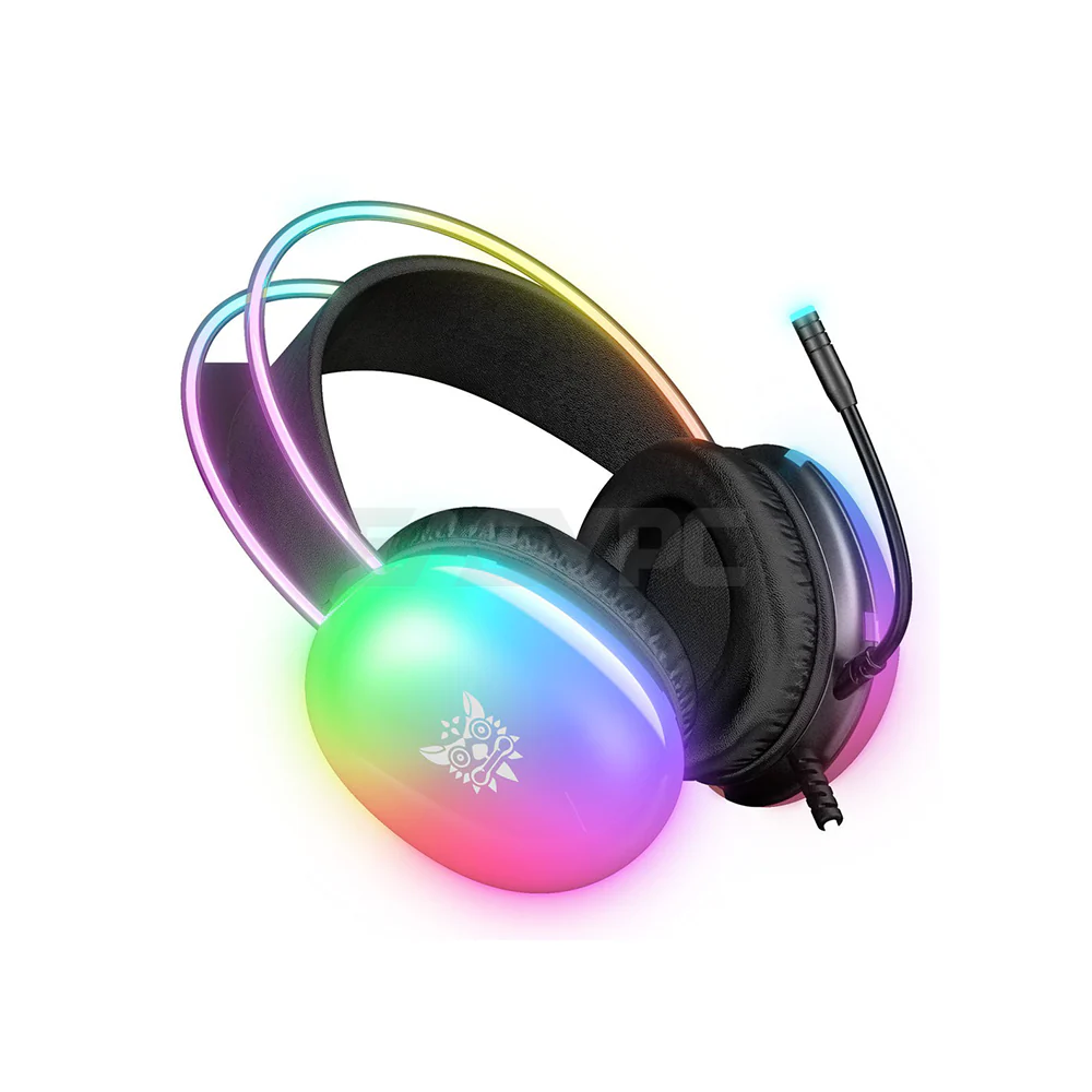 Onikuma X25 RGB Wired Gaming Headset Black - Image 5