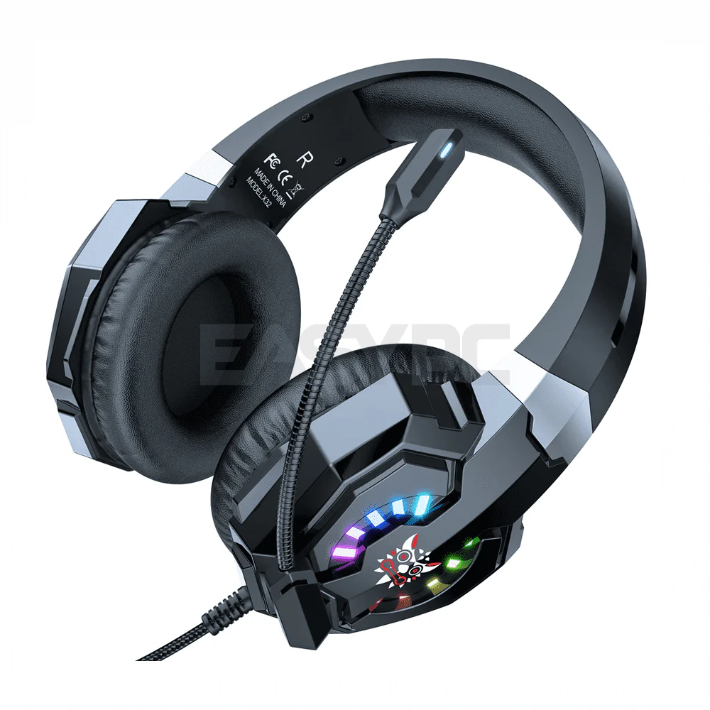 ONIKUMA X32 Wired Gaming Headset RGB Black - Image 3