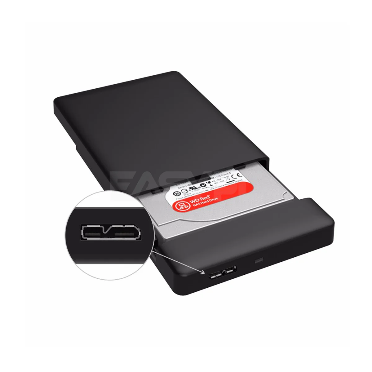 Orico 2588US3 2.5 Sata Enclosure Black - Image 2