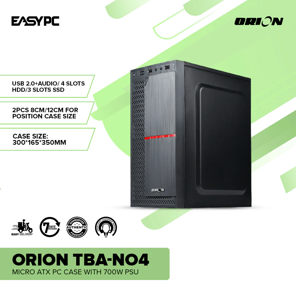 Orion TBA-NO4 Micro ATX PC Case with 700w PSU - Image 2