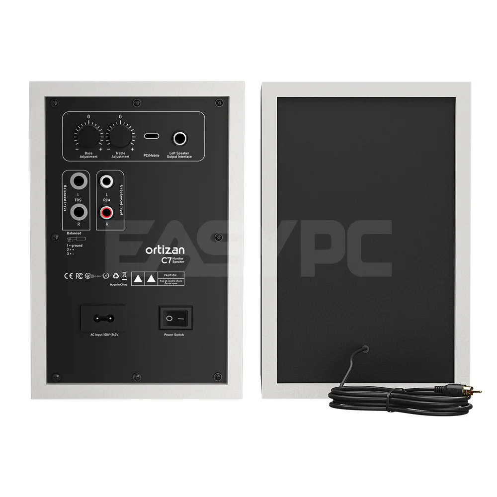 [Pre-Order]ORTIZAN C7 Dual-Mode 2.0 Studio Monitors, Active Monitor Speakers - Image 10