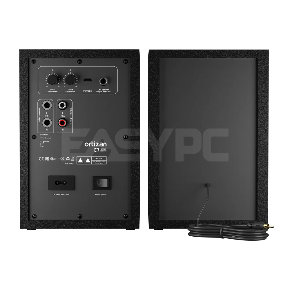 [Pre-Order]ORTIZAN C7 Dual-Mode 2.0 Studio Monitors, Active Monitor Speakers - Image 5