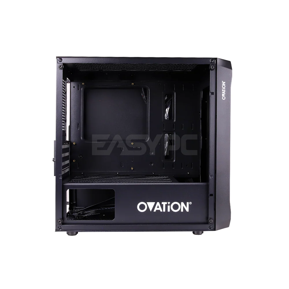 Ovation Hypergate Mesh 3.1 Micro ATX Gaming PC Case Black - Image 3
