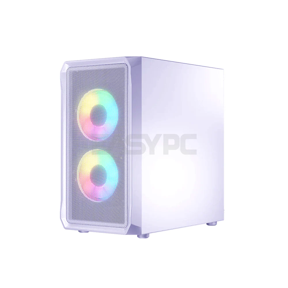 Ovation Hypergate Mesh 3.1 Micro ATX Gaming PC Case White - Image 4