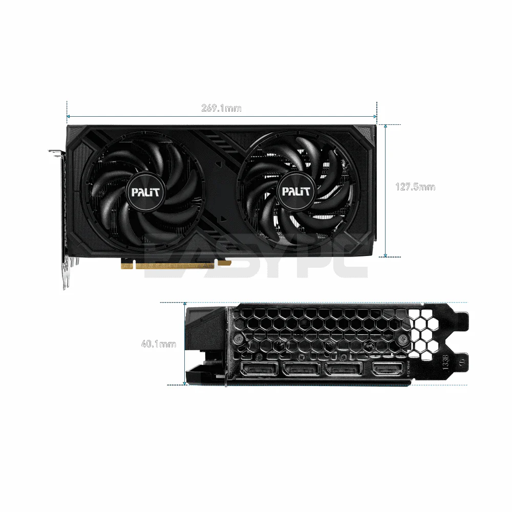 Palit NVIDIA® GeForce RTX™ 4070 SUPER Dual 12GB GDDR6X 192bit Videocard - Image 3