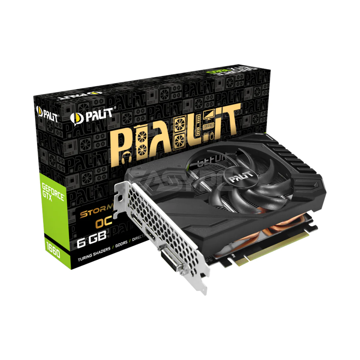 Palit NVIDIAÂ® GeForce GTX 1660 Storm X OC Videocard 6gb 192bit GDdr5