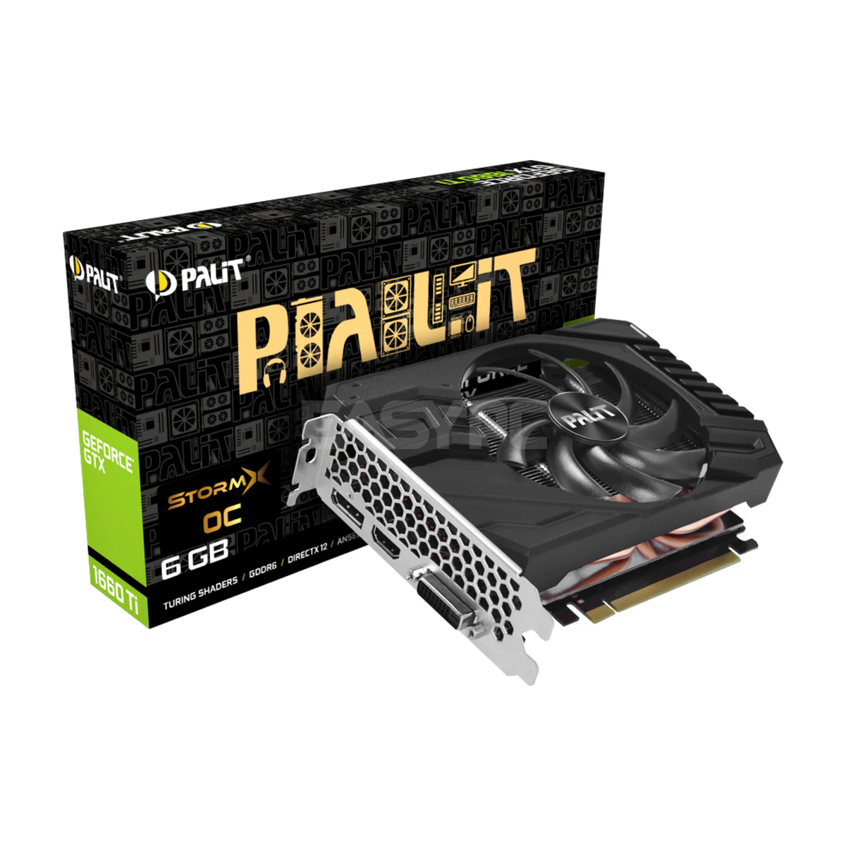 Palit NVIDIA® GeForce GTX 1660ti StormX OC Videocard 6gb 192bit GDdr6