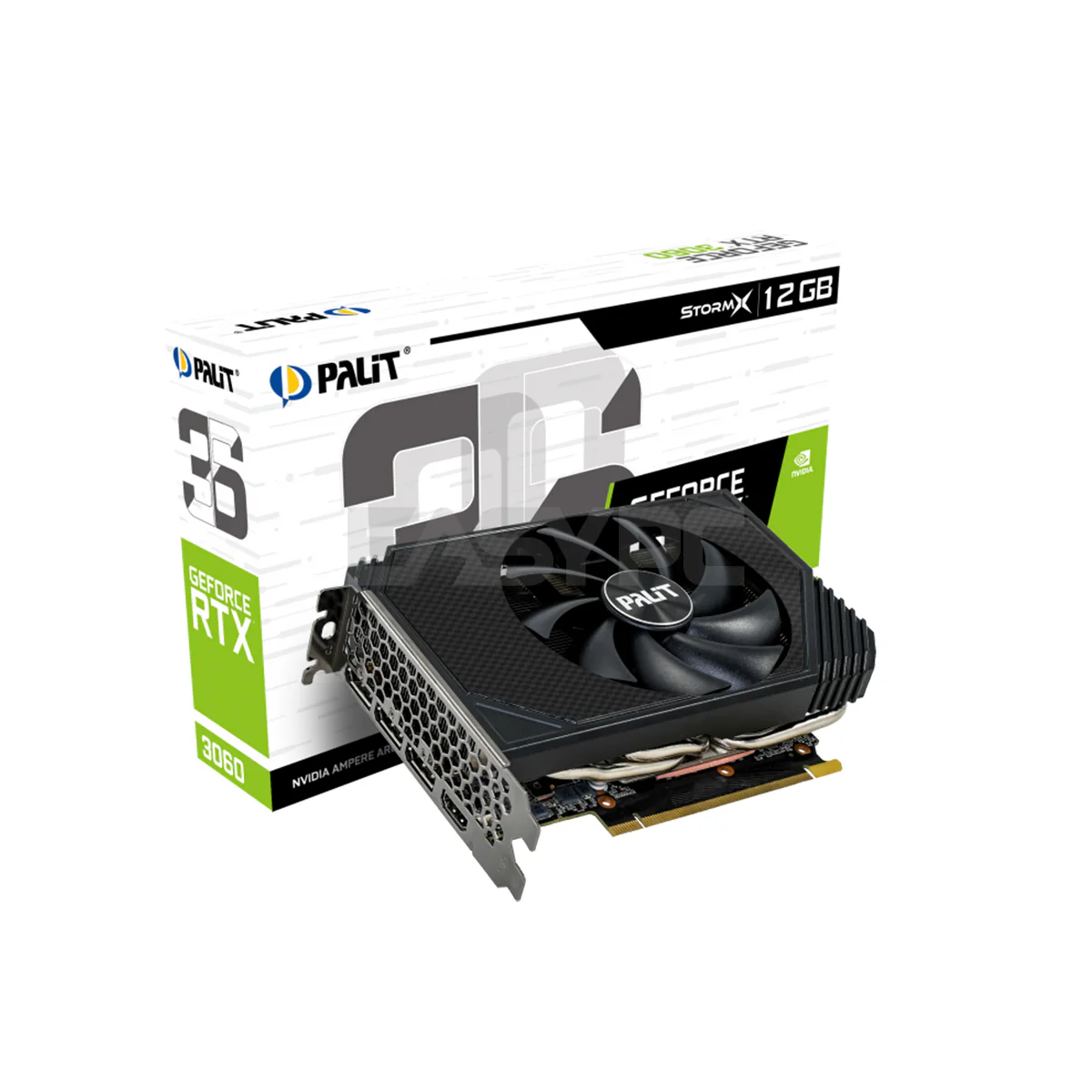 Palit NVIDIA® GeForce RTX™ 3060 StormX NE63060019K9-190AF-V1 12gb 192bit GDdr6 Gaming Videocard LHR