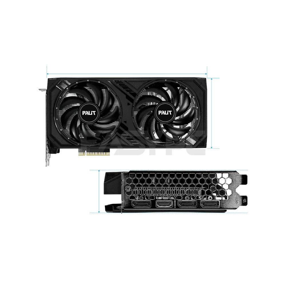 Palit NVIDIAÂ® GeForce RTXÂ™ 4060 Dual 8GB 128-bit GDDR6 Videocard - Image 3