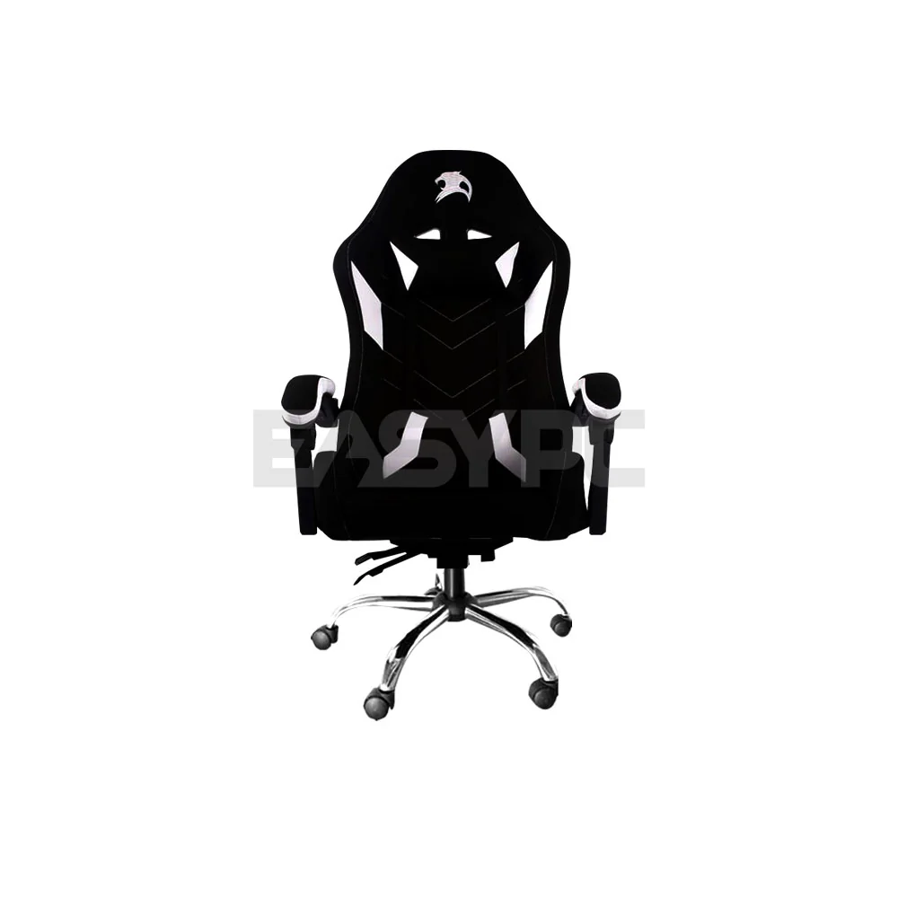 Panther Eclipse Series Steel Legs Gaming Chair Black White