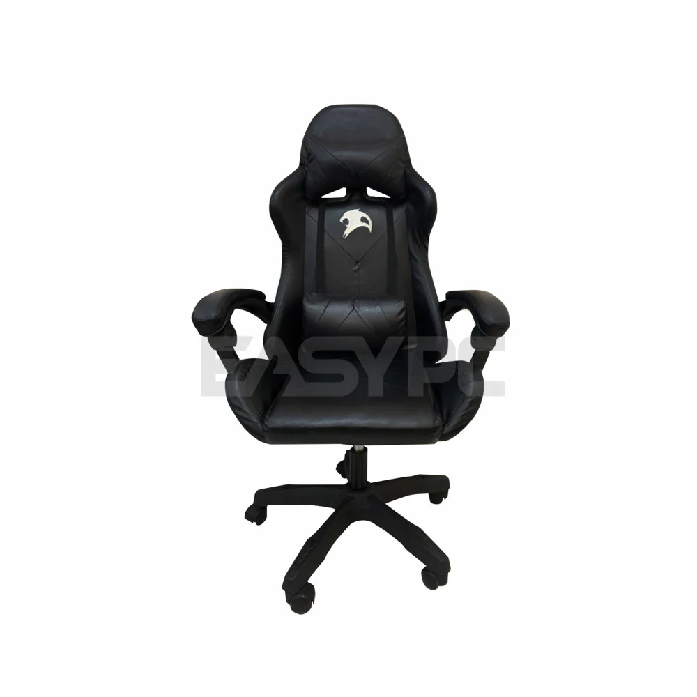 Panther Nightfall Series Nylon Legs Leather Gaming Chair Black