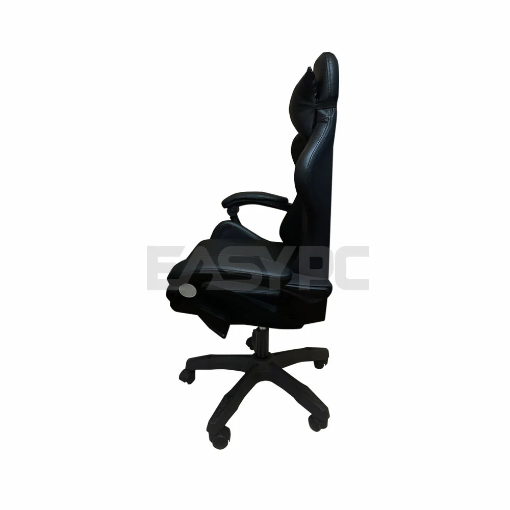 Panther Nightfall Series Nylon Legs Leather Gaming Chair Black - Image 3