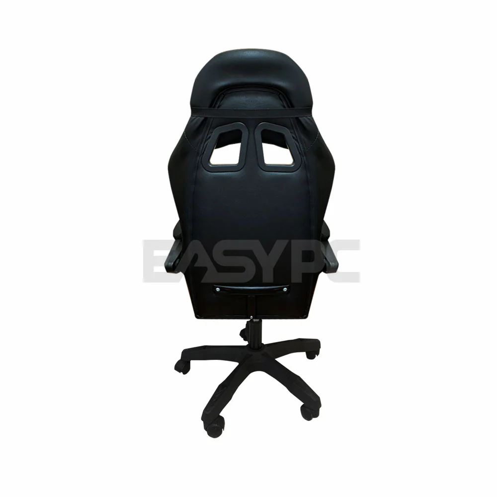 Panther Nightfall Series Nylon Legs Leather Gaming Chair Black - Image 4