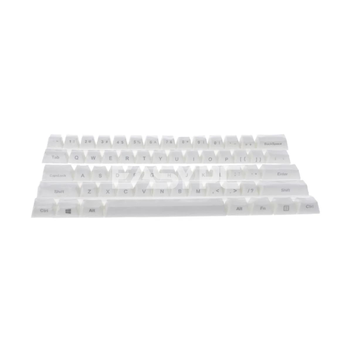 PBT Double Shot Side Printed Keycaps White OEM