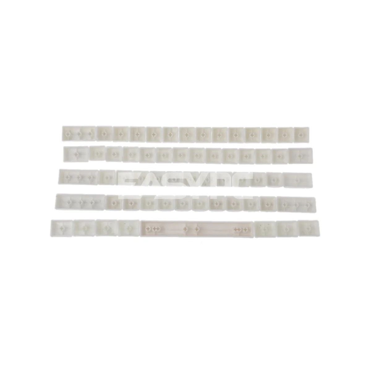 PBT Double Shot Side Printed Keycaps White OEM - Image 3