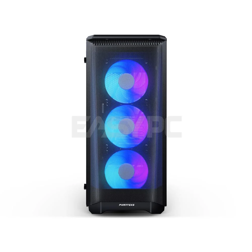 Phanteks Eclipse P400A ATX Mid-tower Mesh Front Panel, Vertical GPU ready, Magnetic Dust Cover, Tempered Glass Black and White 4JTP - Image 3