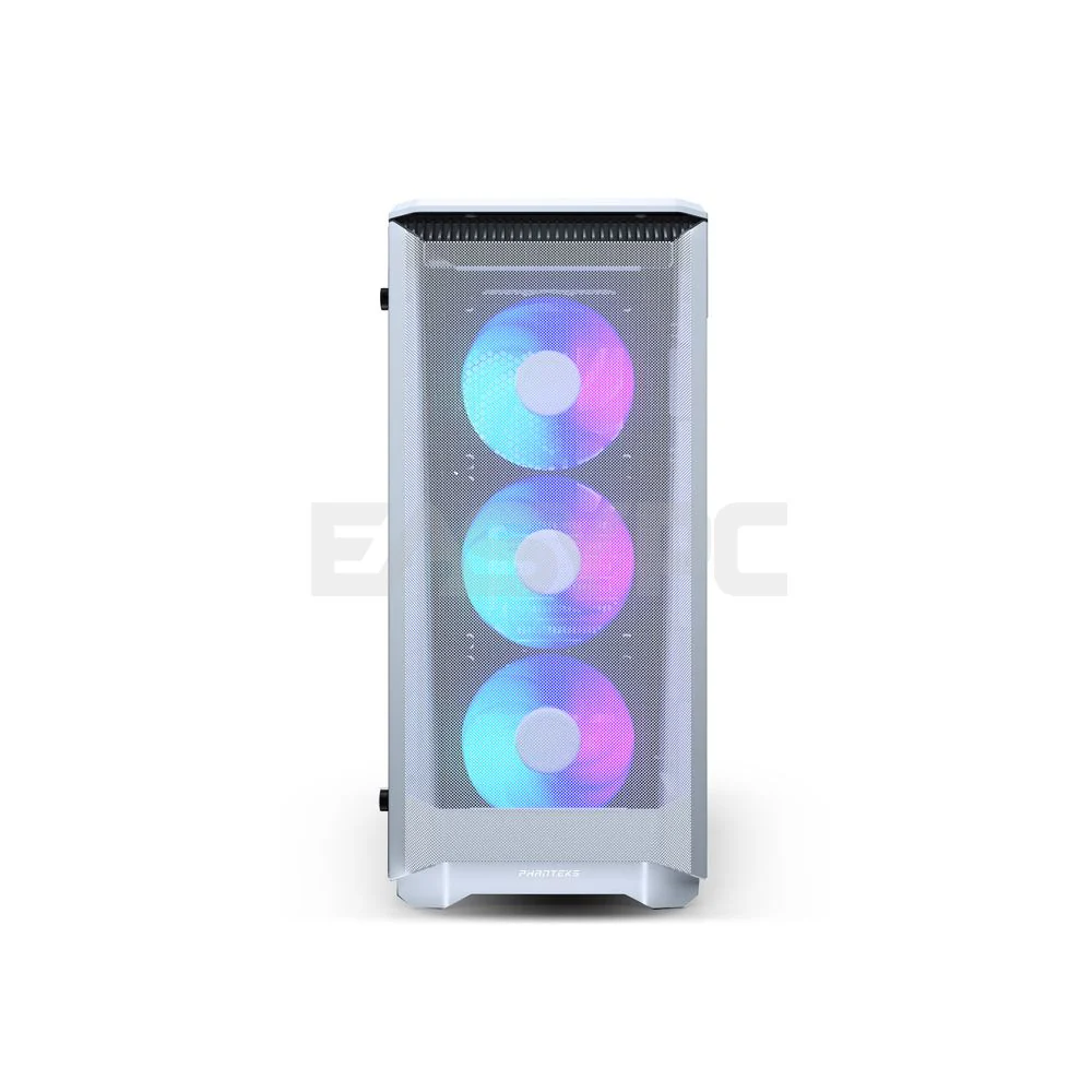 Phanteks Eclipse P400A ATX Mid-tower Mesh Front Panel, Vertical GPU ready, Magnetic Dust Cover, Tempered Glass Black and White 4JTP - Image 7
