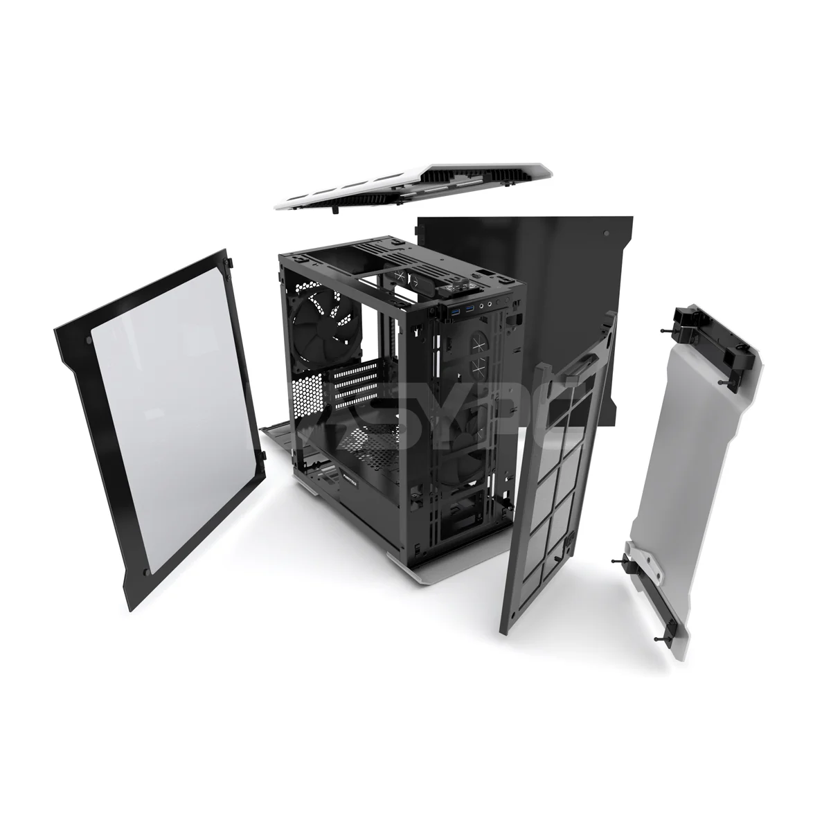 Phanteks Enthoo Evolv Matx Case Galaxy Silver - Image 6
