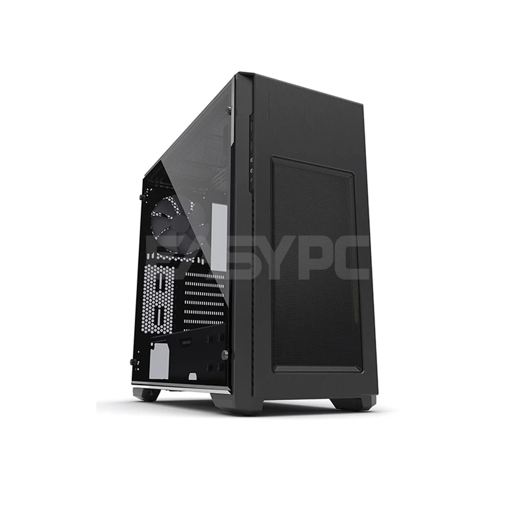 Phanteks Enthoo Pro M Series PH-ES515PTG_BK Satin Black, Drop-N-Lock SSD Brackets Steel / Plastic ATX Mid Tower Computer Case 4JTP PHPH2450