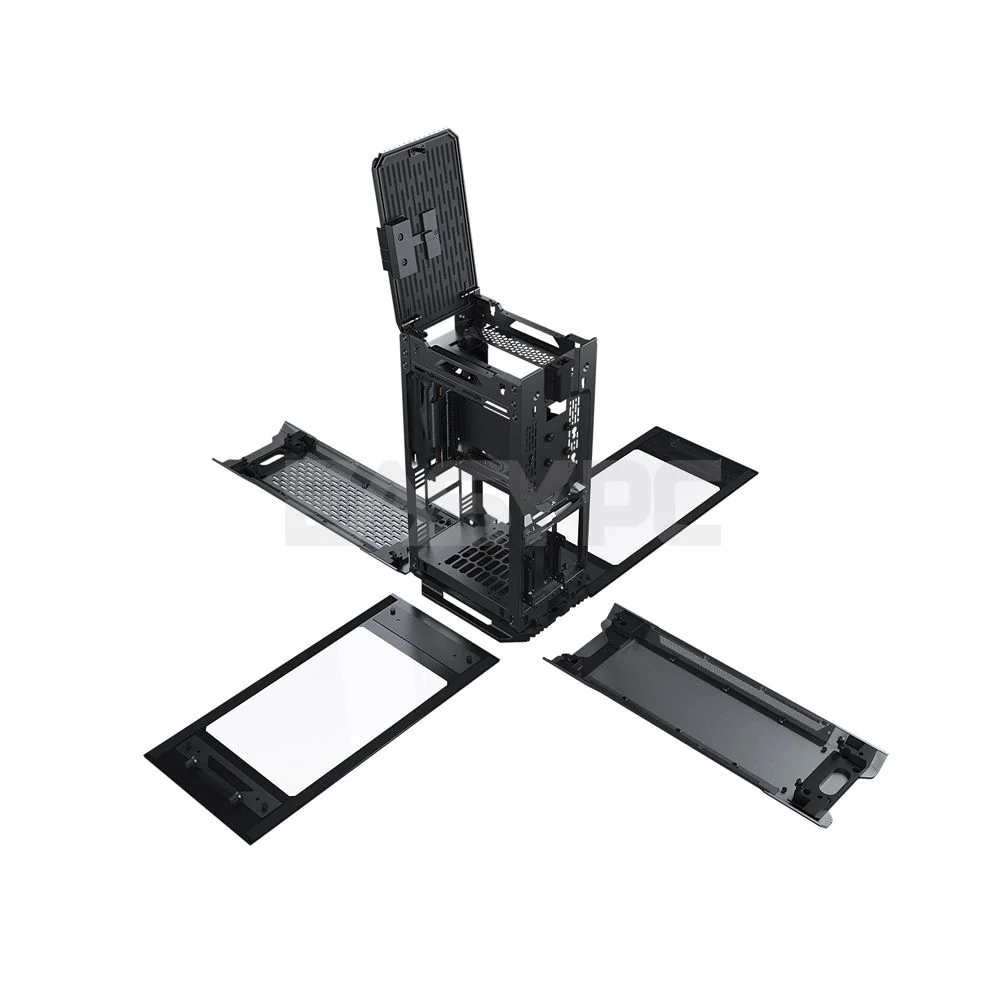 Phanteks Evolv Shift 2 Dual Mini-ITX case, Tempered Glass Side Panels, Aluminum Panels, D-RGB, Satin Black and Anthracite Gray PC Case4JTP - Image 8